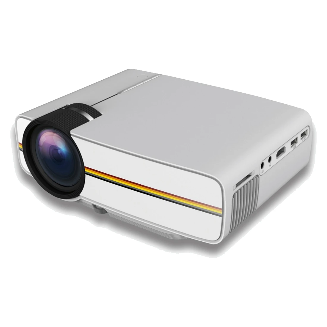 

Top YG400 Home Projector LED Portable Mini Mini 1080P 800x480 Pixel HD Projector US Plug