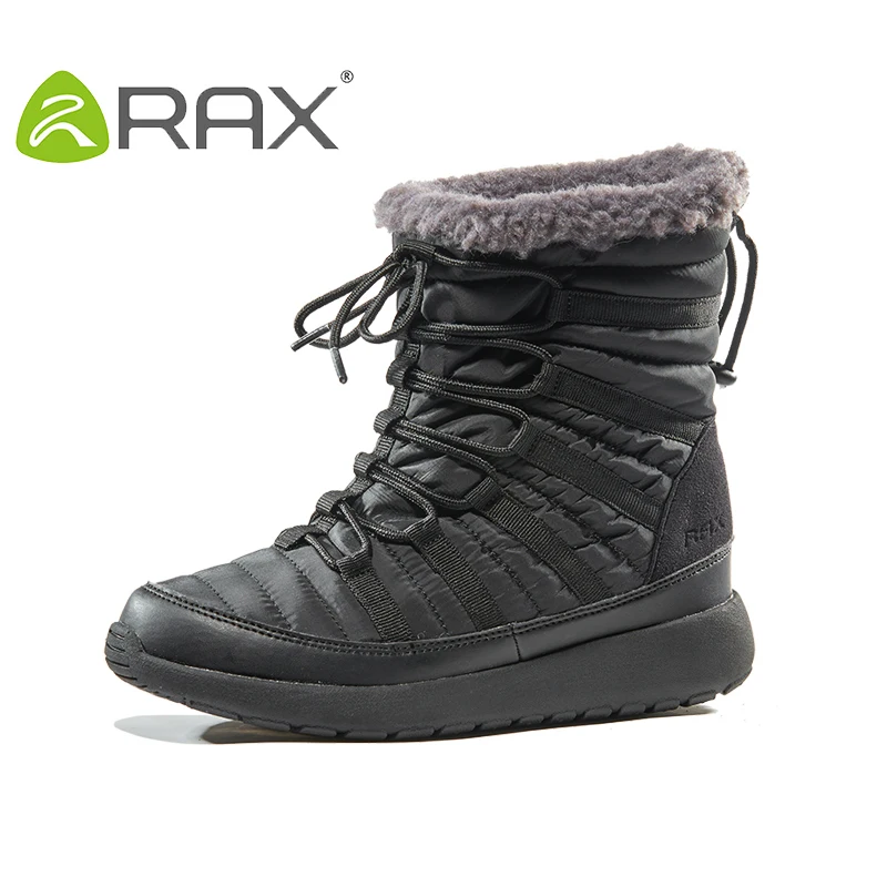 

RAX Outdoor Winter Snow Boots Women Plush Warm Women Sports Boots Lightweight Breathable Snow Walking Shoes Female Trekking Shoe