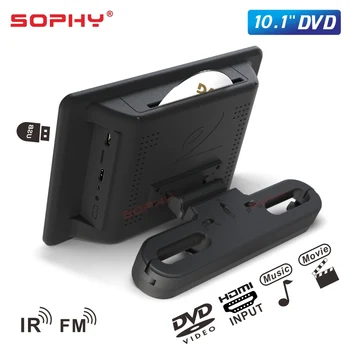 

10.1 inches Car Monitor DVD Player MP5 FM IR Game HDMI Video Input/Output SH1068 DVD