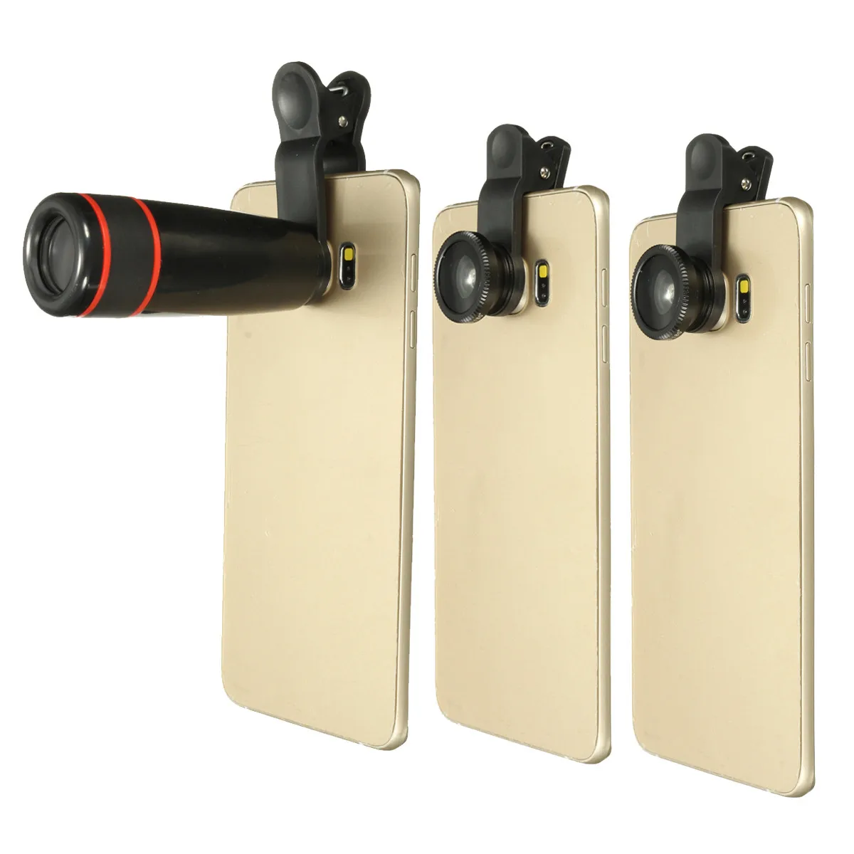 Все в 1 аксессуары телефон объектив камеры Топ Дорожный комплект камера смартфона Лен телескоп для iPhone для samsung для htc для HUAWEI