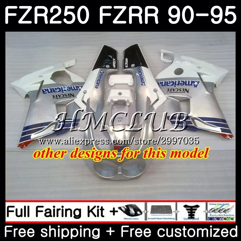 Обтекатель FZR250R для YAMAHA FZR 250 1990 1991 1992 1993 1994 1995 2h3 FZRR 250R FZR250 темно синий 90 91 92 93 94