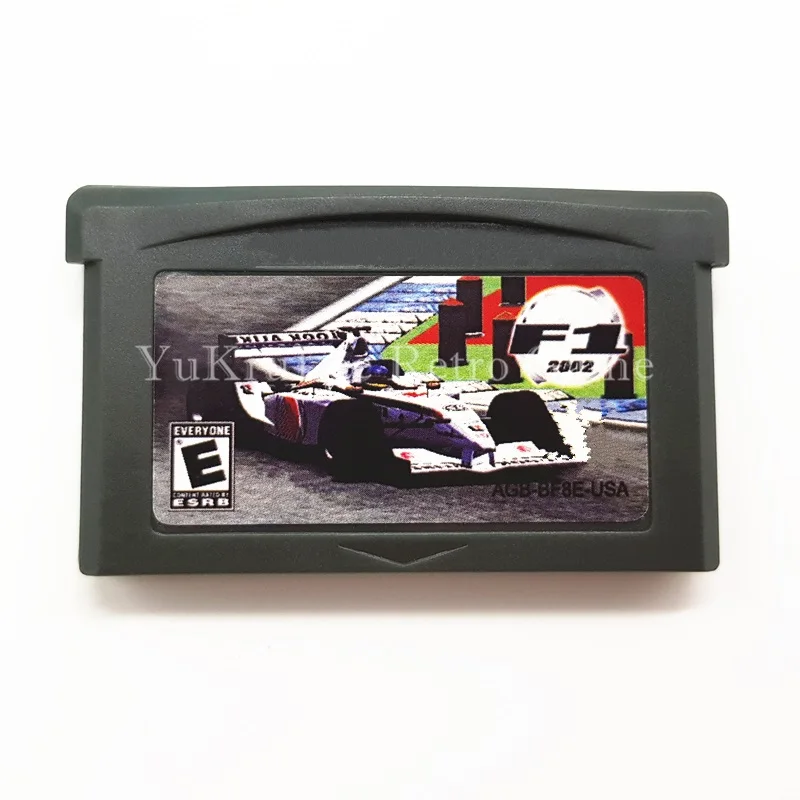 

Video Game Cartridge Card F1 2002 for 32 Bit Game Console US Sticker English Language