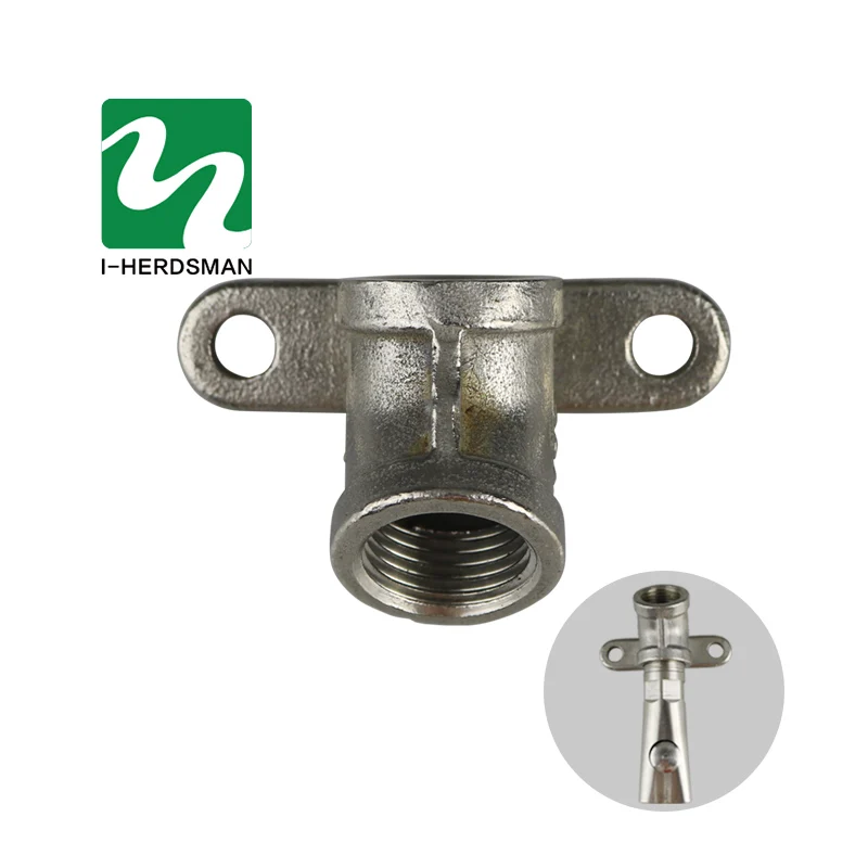 Free Shipping Veterinary Stainless Steel Nipple Drinking water Connections Pig drinking Connector | Дом и сад