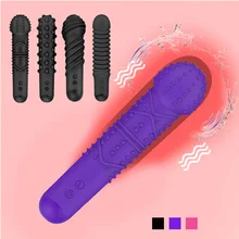 7 Speeds G Spot Vibrator Silicone Vibrating Stick Waterproof Vagina Massager Pussy Stimulator Adult Sex Toys For Women Female