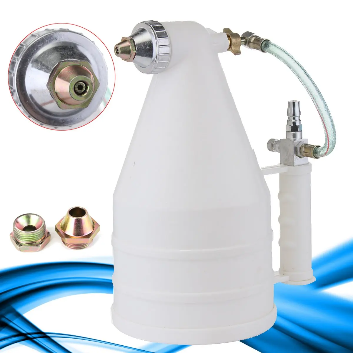 

3000cc 4 / 6 / 8mm Cement Mortar Sprayer Hopper Stucco Concrete Spray Guns Wall Painting Tool