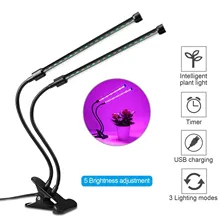 Новинка, 5 В, USB, светодиодный светильник для выращивания, полный спектр, фито-лампа с контроллером для овощей, цветов, растений, теплиц, фитолампа