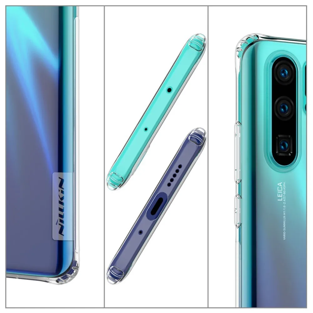 Для huawei p30 чехол для huawei p30 Pro чехол Nillkin натуральный прозрачный мягкий кремний TPU Защитный чехол для huawei p30