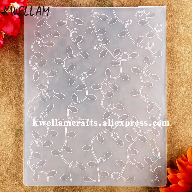 

Christmas Lighting Chains Plastic Embossing Folder For Scrapbook DIY Album Card Tool Plastic Template 12.1x15.2cm KW8053128