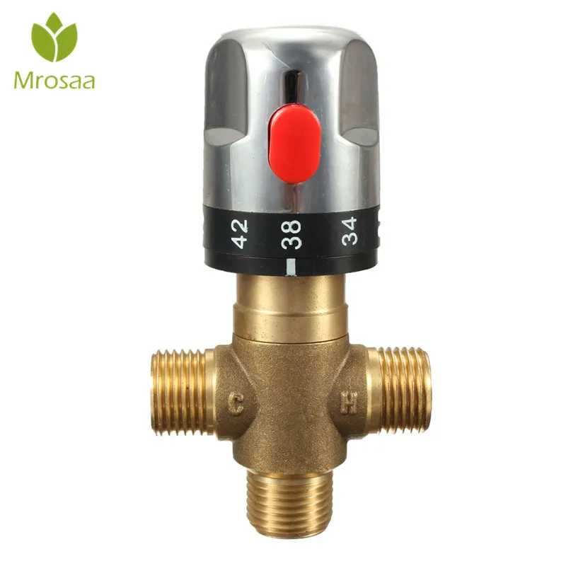 

Brass Thermostatic Mixing Valve Bathroom Faucet Temperature Mixer Thermostatic Control Valve Home Improvement Faucet Cartridges