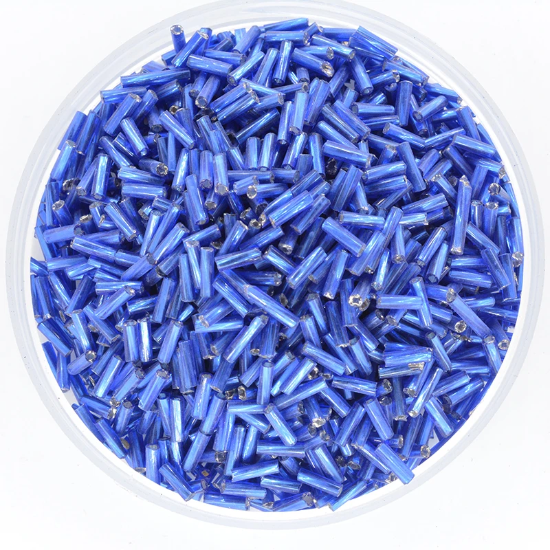 

Dark Blue Colors 6mm 500pcs/lot B004 Seed Beads DIY Loose Spacer Mini Glass Czech Seed Beads Long Tube Spiral Beads