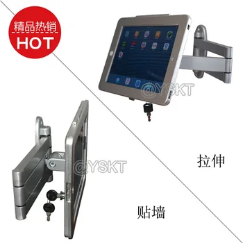 

for iPad 10.2 inch security wall mount articulating lock anti-theft enclosure display support for mini/ air/ 9.7/10.5/11/12.9