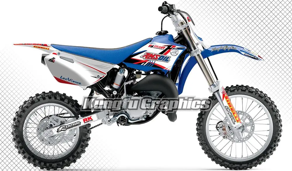 

KUNGFU GRAPHICS Dirt Bike MX Stickers Kit for Yamaha YZ85 YZ 85 2002 2003 2004 2005 2006 2007 2008 2009 2010 2011 2012 2013 2014