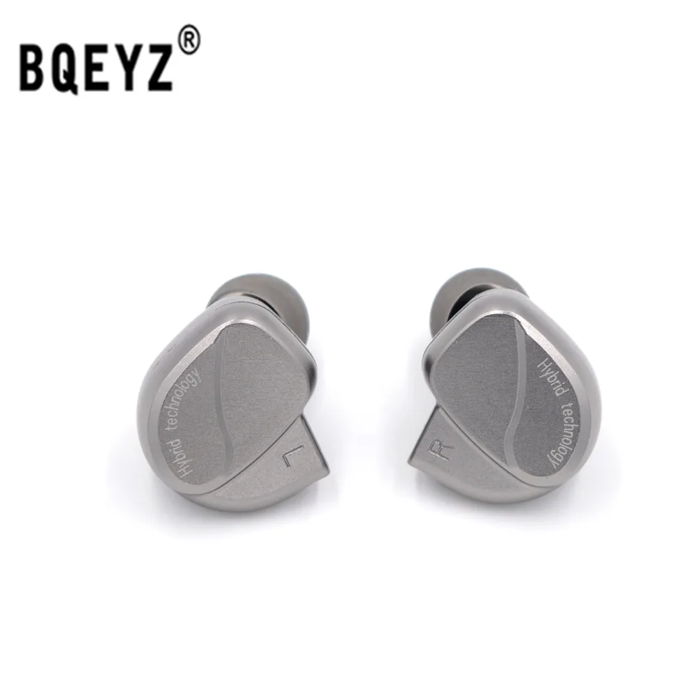 

BQEYZ K2 2DD+2BA earplugs in-ear earphone metal movement 0.78 alternative circle of iron wire by second bluetooth headset K2 KB1