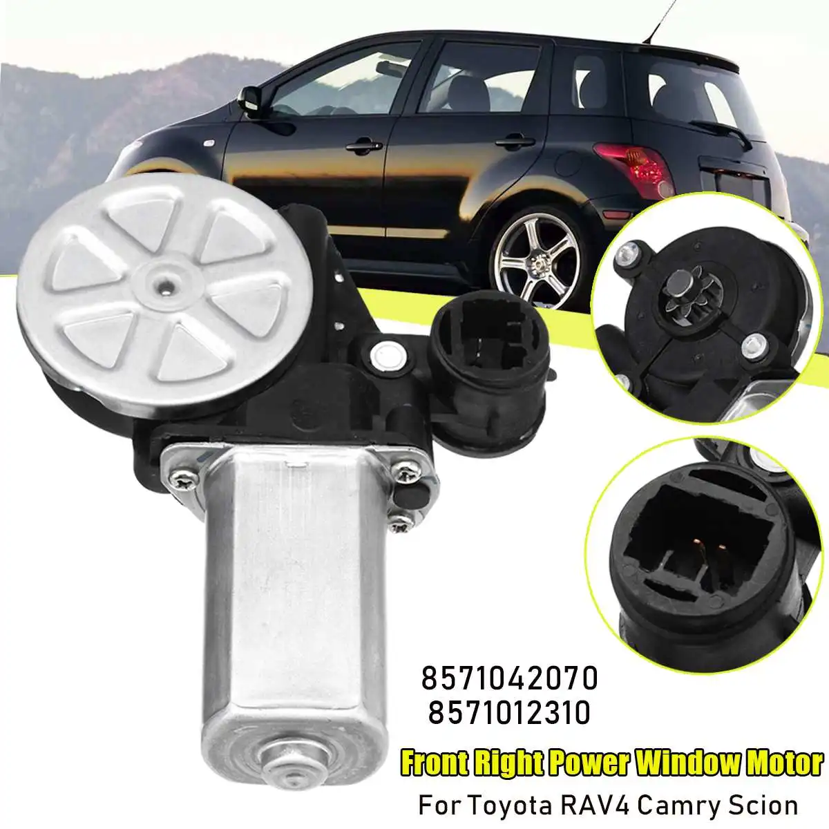 Power Window Motor Front Passenger Right RH Closer for Toyota
