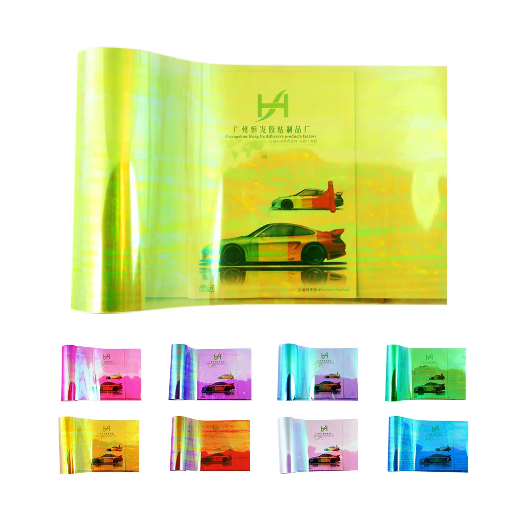 

30x60cm Chameleon Car Wrap Light Sticker Smoke Fog Light Taillight Headlight Tint Vinyl Sheet Color-Changing Cover Film For Car