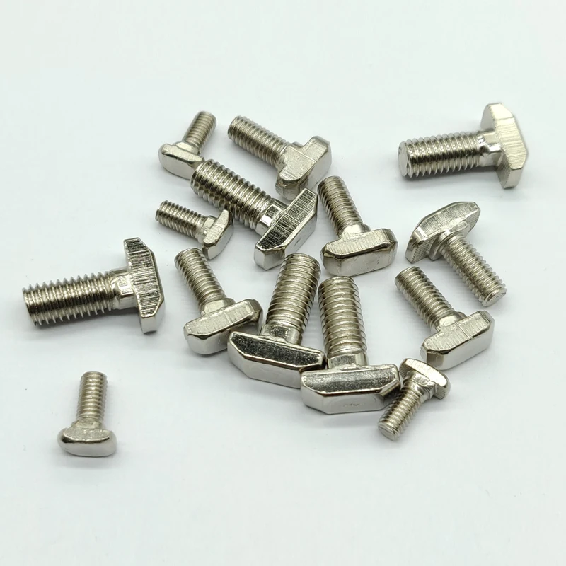 

M5 M6 M8 T Hammer Head T Bolt Aluminum Connector T head bolts Screws for 20/30/40/45 Aluminum Profiles
