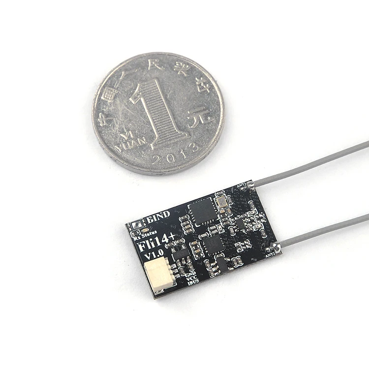 1,7g Fli14+ 14CH мини приемник, совместимый с Flysky AFHDS-2A с PA OSD выходом для FS-i6 FS-i10 передатчика радиоуправляемого дрона квадрокоптера