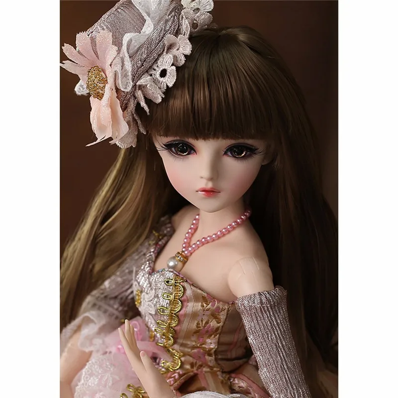 Обновленная кукла 60 см 18 подвижных суставов 1/3 BJD сменные силиконовые Reborn Doll