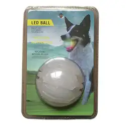 Светящаяся красочная игрушка для собак прочный Мячи попрыгуны резиновая надувная укус-устойчивая собака жевательный мячик Собака