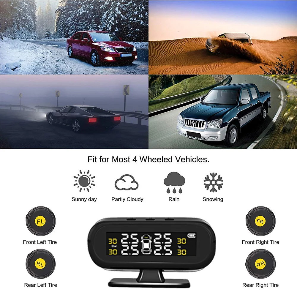 Система контроля давления в шинах TPMS пластиковый чехол для автомобильной