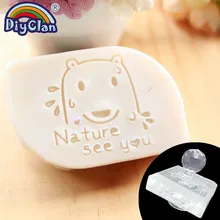 Полярный медведь ручной работы мыловарение штампы прозрачный Diy натуральный органический штамп стекло мыло печать на заказ акриловый инструмент