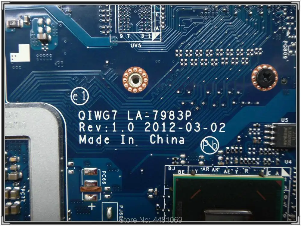 Placa-mãe Qiwg7 para Lenovo G780 Notebook com Design Integrado Ddr3 100 Testado - Imagem 4