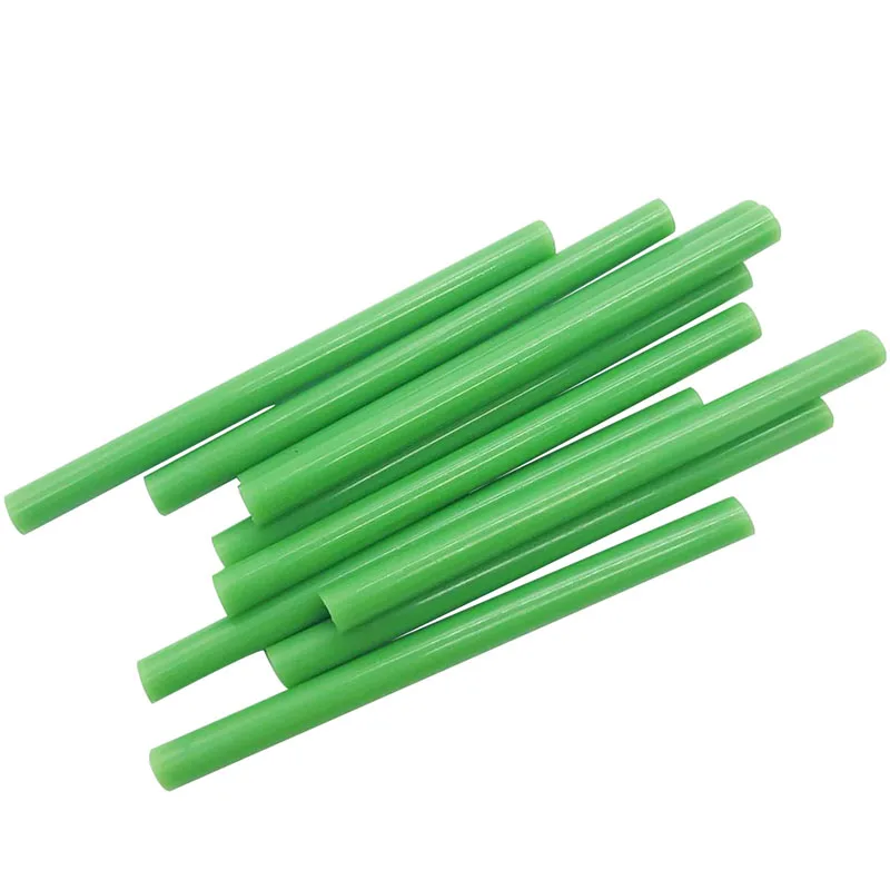 10 шт. зеленый цвет 7 мм палочки термоклея для электрический клеевой пистолет автомобиля Аудио Ремесло термоклей в палочках клейкий герметик Восковая Палочка