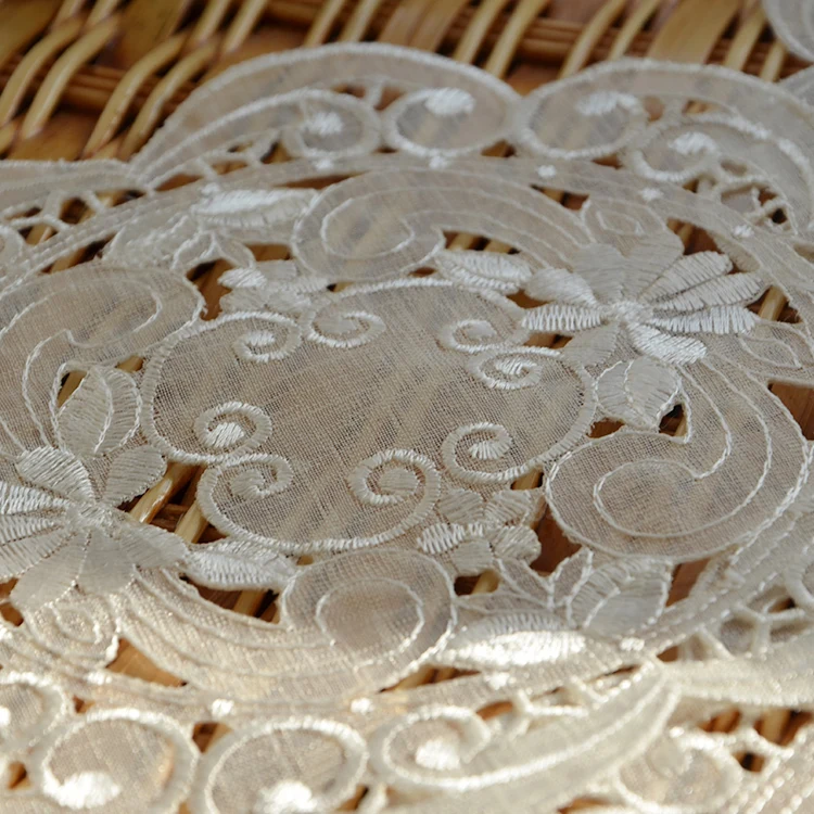 الفاخرة القطن الكتان الدانتيل جولة مفرش طاولة الأزهار التطريز الجوف خارج القهوة القدح كوستر عيد الميلاد الزفاف الزخرفية وسادة الفاخرة القطن الكتان الدانتيل جولة مفرش طاولة الأزهار التطريز الجوف خارج القهوة القدح كوستر عيد الميلاد الزفاف الزخرفية وسادة