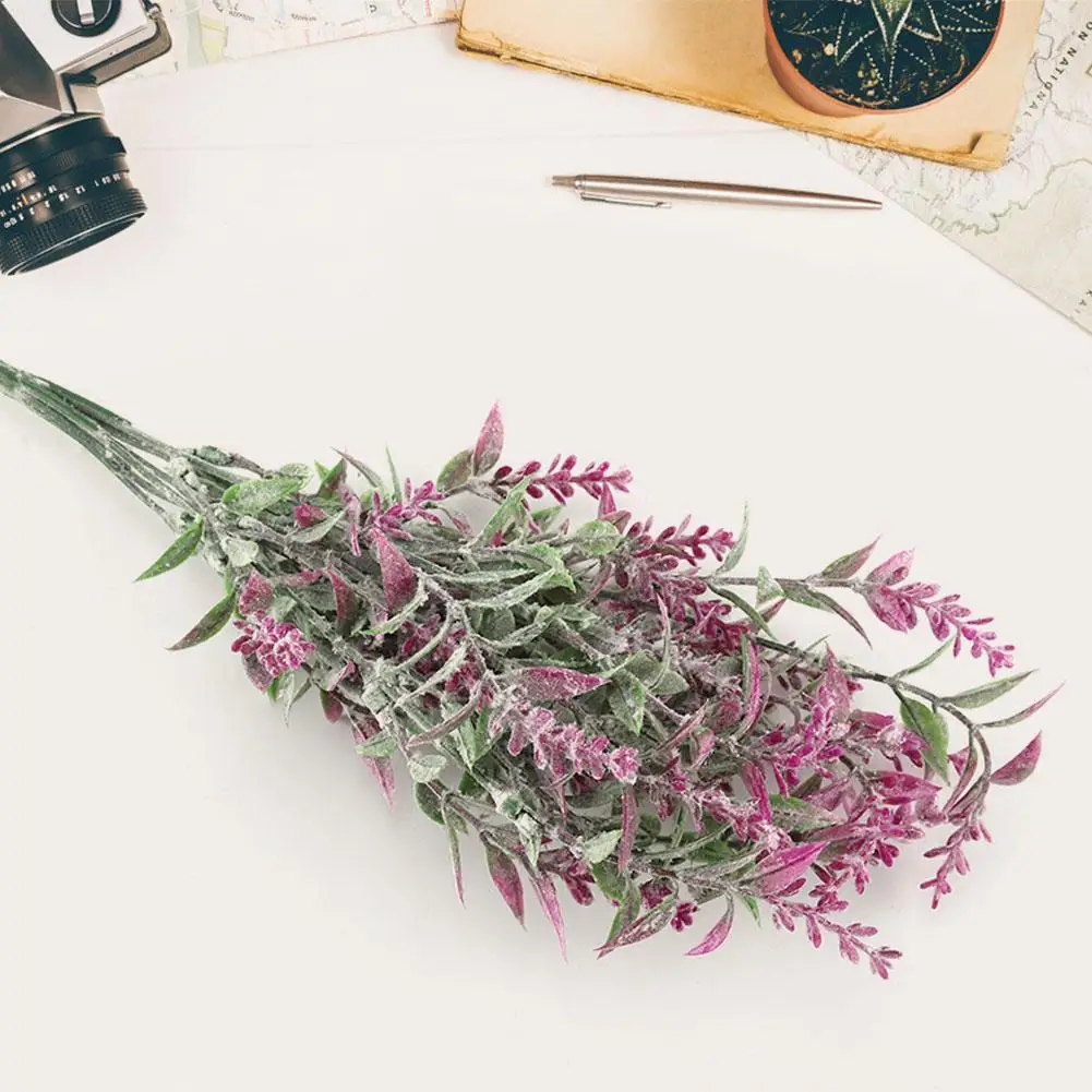 Cikonielf пластик искусственная поддельная листва растение фиолетовый цветок композиции для офиса вечерние украшения сада