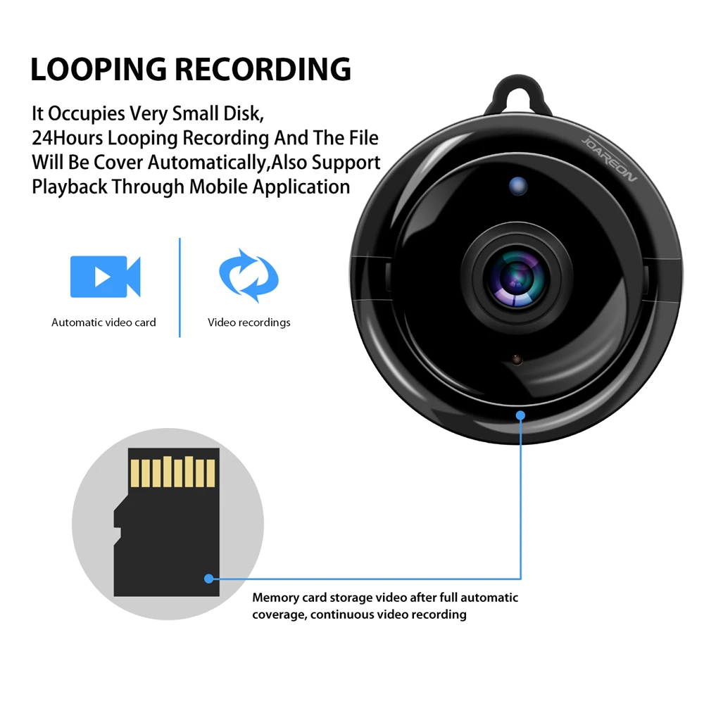 JOAREON ip камера безопасности Wi Fi беспроводная умная сеть Широкий Ангел наблюдения