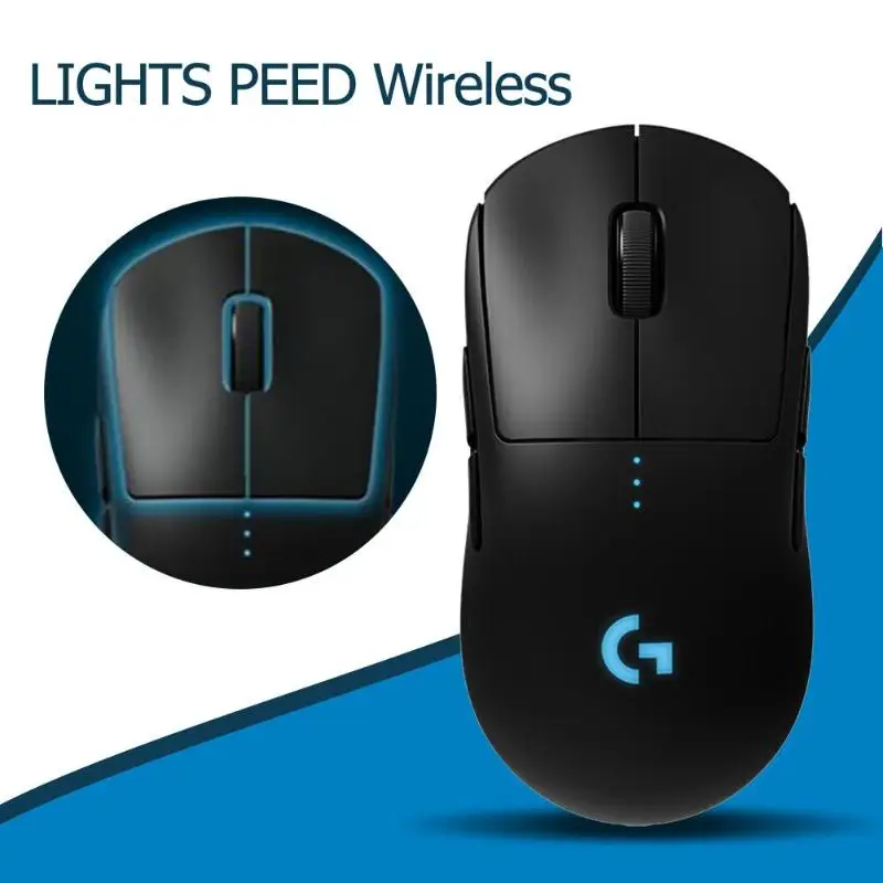 

Logitech G PRO Wireless Gaming Mouse RGB Dual Mode 16000 DPI Sensor LIGHTSPEED Laser Gamer Mouse For Windows 7/8/10, MacOS 10.1