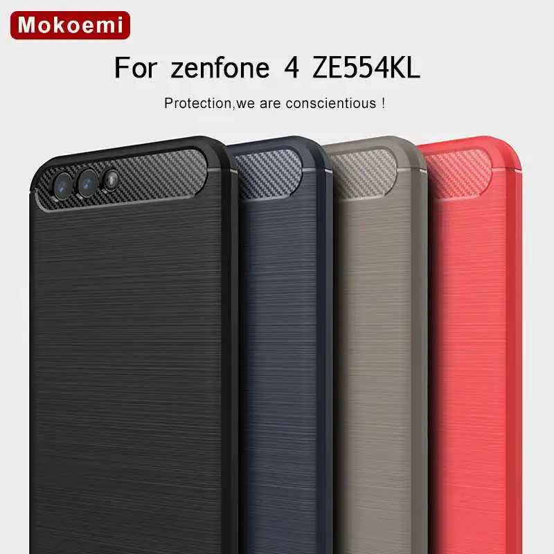 Модный противоударный мягкий силиконовый чехол Mokoemi 5," для Asus Zenfone 4 ZE554KL, чехол для Asus Zenfone 4 ZE554KL, чехол для телефона