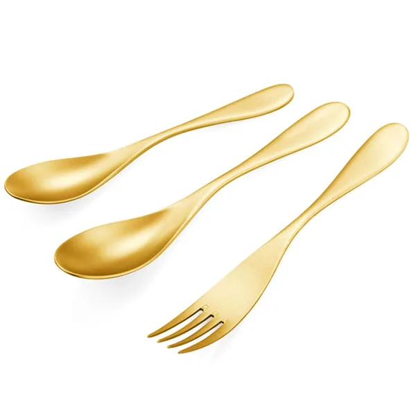 

Keithart Titanium Outdoor Tableware Fork Spoon Set Corrosion Resistance Long-Term Use Camping Hiking Traveling Daily Use