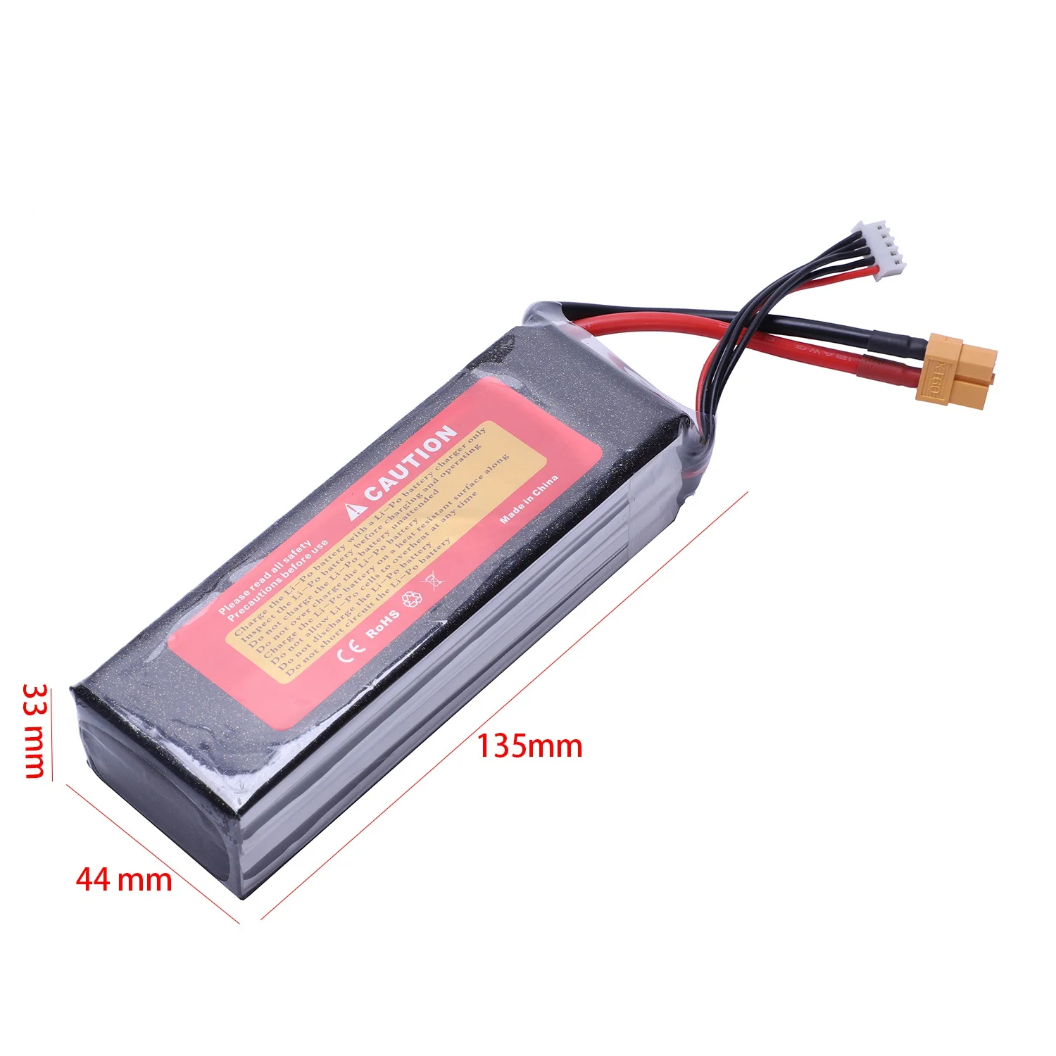 ZOP аккумуляторная Lipo батарея Zop мощность 14 8 в 4500 мАч 4S 45C Xt60 разъем для моделей Rc