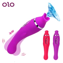 OLO Nipple Sucking Vibrator Vagina Vibrator Blowjob Sex Toys for Women Clitoris Stimulator Tongue Licking Pussy Pump 12 Speed