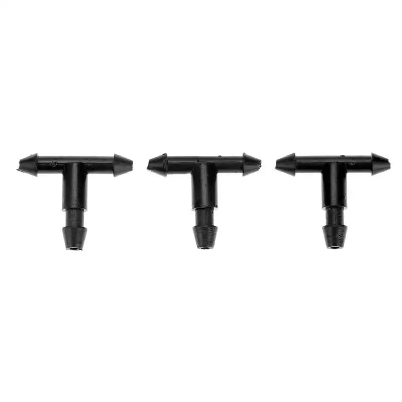 

50Pcs Sprinkler Irrigation 1/4 Inch Barb Tee Water Hose connectors Pipe Hose Fitting Joiner Drip System for 4mm/7mm Hose