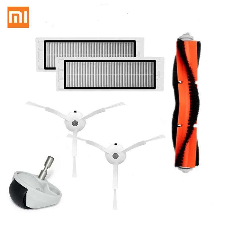 

Xiaomi Mi Sweeping Robot Main Brush+2 Filters+2 Side Brushes+ Wheel+ Brush Set Replacements For Mi Sweeping Robot Accessories
