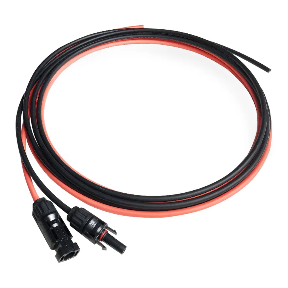 Красный черный удлинитель для панели солнечных батарей кабель провода MC4 разъем 13AWG 0,5 м/1 м/2 м/3M/5 м/10 м/20 м разъем панели солнечных батарей