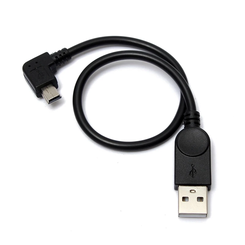 New 1PCS Short Right Angle Micro USB Port Cable A Male Connector Adapter Charger Charging Cable for Google for Chromecast