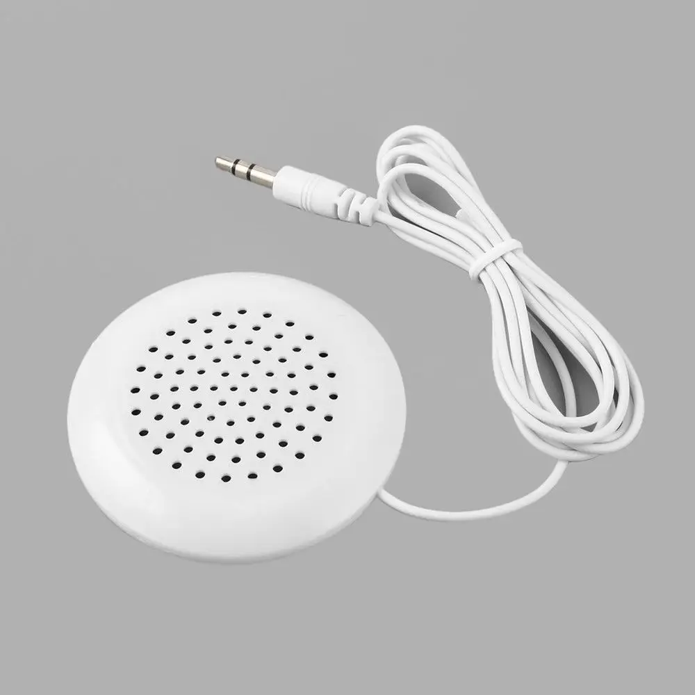 Мини Белый 3 5 мм Подушка динамик для iPhone iPod CD Радио MP3 плеер GL|Портативные колонки|