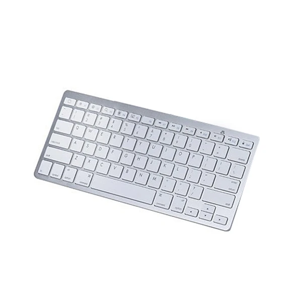Портативная беспроводная клавиатура с Bluetooth белые клавиши chicket для iPad iPhone Macbook