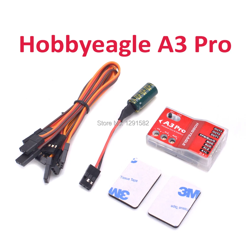 

HobbyEagle A3 Pro Aeroplane Flight Controller 6-axis airplane gyro & stabilizer System for RC FPV Airplane Fixed-wing Copter