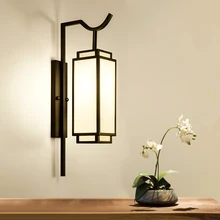 Vintage Wall Mount Chinese Lamps Chinese Lights Iron Sconce Black Bedside Wall Lamp E27 Socket Living Room Bedroom Luminaire wall lamps vintage led creative cage e27 sconce wall lights for living room bedroom bar 2 pcs vintage black loft iron wall lamp