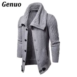 Genuo 2018 Autumn Winter Sweater Cardigan Men Casual Slim Fit Sweaters Male Warm Thick Horns Buckle Hedging Turtleneck Sweater Genuo 2018 Autumn Winter Sweater Cardigan Men Casual Slim Fit Sweaters Male Warm Thick Horns Buckle Hedging Turtleneck Sweater
