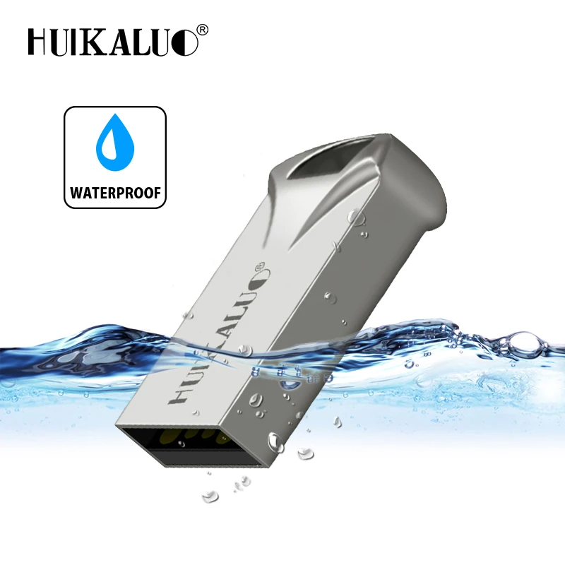 Мини металлический Флешка 64 ГБ USB флэш накопитель 32 Гб USB2.0 карта памяти