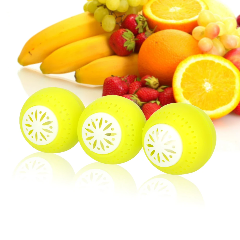 

Kitchen Accessories Fridge Air Purifier Ball 3 piece/set Keep Fruit and Vegetable Fresh Fridge Balls