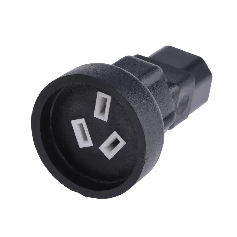 

1PC IEC C14 to SAA Australia 3pin female SAA Approval C14 to AU Plug