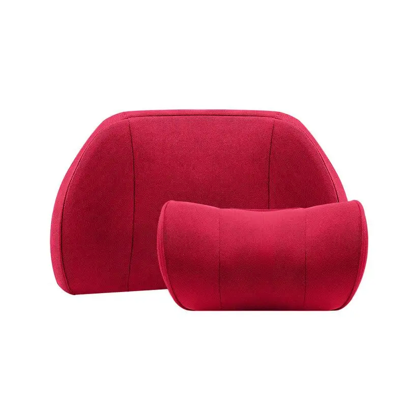 

Car Neck Pillows Comfortable Universal Single Pcs Headrest Headrest Lumbar Support Full Filling Breathable Portable Pillow