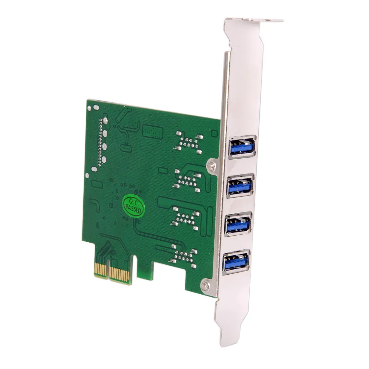 Zihan 5 Гбит/с низкопрофильный 4 портовый PCI E к USB 3 0 концентратор Express адаптер для