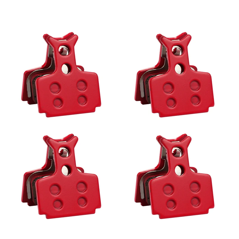 

Red 4 Pairs Bike Bicycle Brake Blocks Friction Pads For Formula R1, R1R, RO